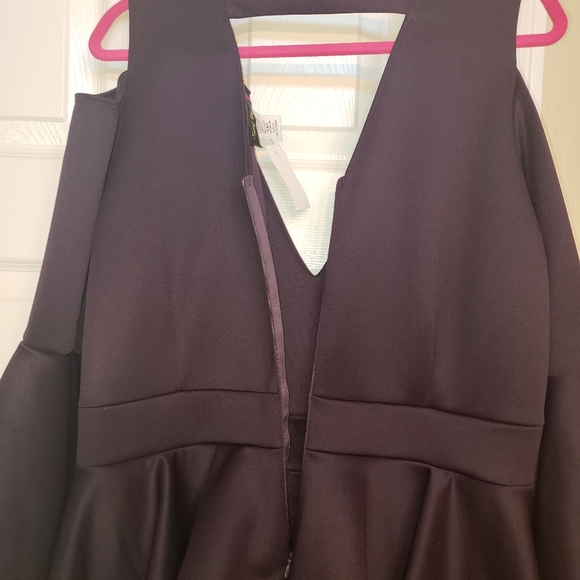 Plum Ruffle Dress - Picture 7 of 8